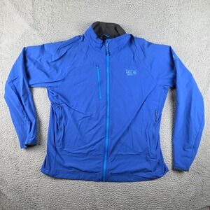 Mountain Hardware Ozonic Jacket Mens 2XL Blue Stretch Lightweight Full Zip